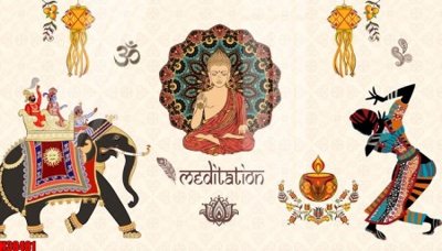 Ảnh gốc File tranh gốc in tranh tường nền tổng hợp H38481 (siêu chi tiết) để in ấn