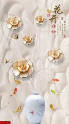 File in lụa File tranh gốc in tranh tường nền tổng hợp H38580 (tân cổ điển) File tranh gốc in tranh tường nền tổng hợp H38580