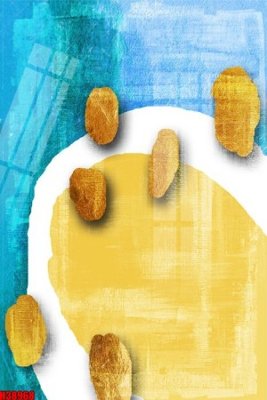 File tranh File tranh gốc in tranh tường nền tổng hợp H38968 (gốc) phong cách tối giản