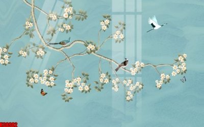 Ảnh gốc File tranh gốc in tranh tường nền tổng hợp H38982 (độ nét cao) in tráng gương