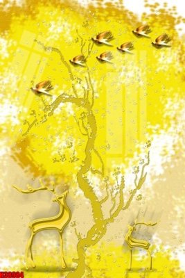 File tranh File tranh gốc in tranh tường nền tổng hợp H38984 (file gốc) chủ đề phong thủy