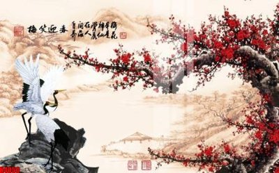 Tải file File tranh decor tranh bộ treo tường tổng hợp H4050 (ảnh gốc) in tranh kính