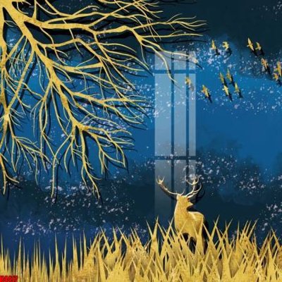 Tải file File tranh decor tranh bộ treo tường tổng hợp H4417 (gốc) làm tranh treo tường