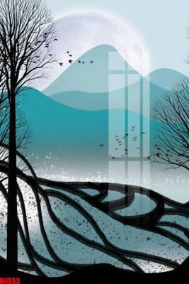 File in mica File tranh decor tranh bộ treo tường tổng hợp H4553 (bản gốc) làm vách ngăn