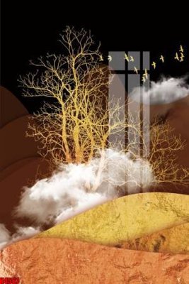 File gốc File tranh decor tranh bộ treo tường tổng hợp H4567 (in lụa) hoa văn cổ điển