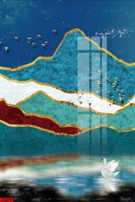 File PSD File tranh decor tranh bộ treo tường tổng hợp H5135 (chất lượng in ấn)