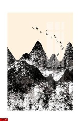 File gốc File tranh decor tranh bộ treo tường tổng hợp H5521 (in lụa) hoa văn cổ điển