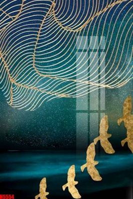 File ảnh File tranh decor tranh bộ treo tường tổng hợp H5554 (gốc) trang trí khách sạn