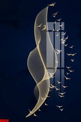 File gốc File tranh decor tranh bộ treo tường tổng hợp H5634 (dành cho trang trí nội thất)