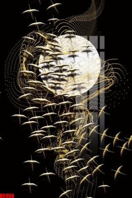 Hình ảnh file gốc in trần nhà File tranh decor tranh bộ treo tường tổng hợp H5956