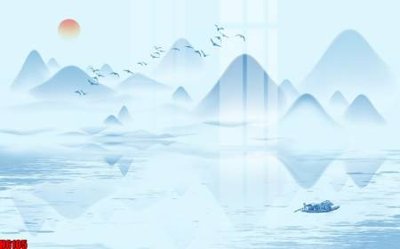 File in trần file tranh nền tường thủy mặc tổng hợp H6105 (bản gốc) trời sao