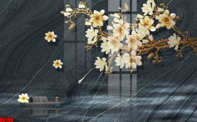 Tải về file tranh gốc file tranh nền tường thủy mặc tổng hợp H6199 (để in quảng cáo)