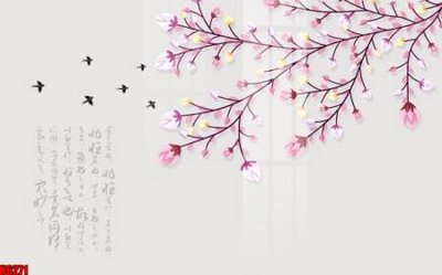 File ảnh file tranh nền tường thủy mặc tổng hợp H6271 (gốc) in Hiflex