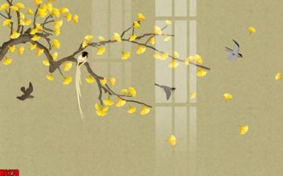 File gốc file tranh nền tường thủy mặc tổng hợp H6278 (trang trí) phòng làm việc