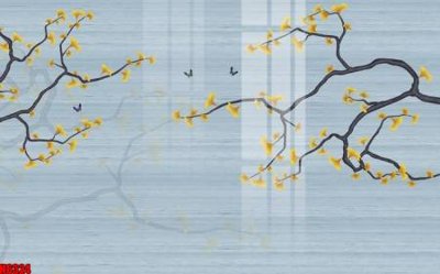 Tải file gốc file tranh nền tường thủy mặc tổng hợp H6324 (bản PSD) gốc