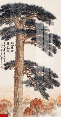 File in lụa file tranh nền tường thủy mặc tổng hợp H6343 (phong cảnh) file tranh nền tường thủy mặc tổng hợp H6343