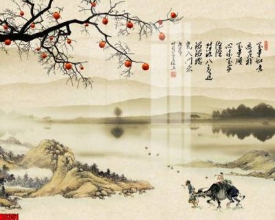 File ảnh file tranh nền tường thủy mặc tổng hợp H6351 (gốc) in backdrop sự kiện