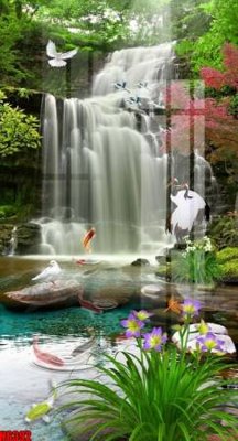 Download file gốc file tranh nền tường thủy mặc tổng hợp H6392 (độ nét cao)