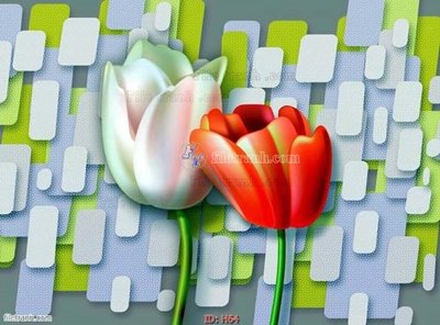 File in lụa file tranh hoa H64 (phong cảnh) file tranh hoa H64