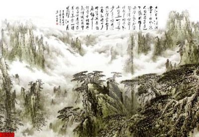 File ảnh file tranh nền tường thủy mặc tổng hợp H6550 (gốc) in backdrop sự kiện