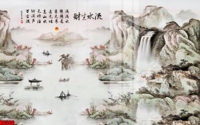 Tải file gốc file tranh nền tường thủy mặc tổng hợp H6560 (in khổ lớn) không vỡ