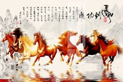 Tải file file tranh nền tường thủy mặc tổng hợp H6587 (gốc) làm file in ấn