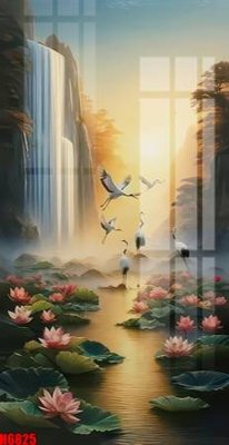 File in lụa file tranh tổng hợp H6825 (tân cổ điển) file tranh tổng hợp H6825