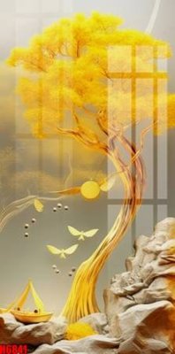 File in trần file tranh tổng hợp H6841 (bản gốc) phong cảnh