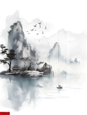 Download file gốc file tranh tổng hợp H6906 (in lụa) hoa lá