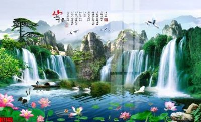 File gốc File tranh gốc in tranh tường nền tổng hợp H7145 (cho in ấn) độc quyền