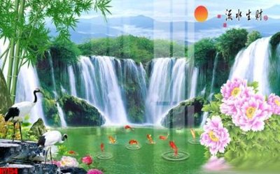 File gốc File tranh gốc in tranh tường nền tổng hợp H7154 (cho in 3D) độc đáo