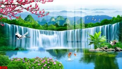 File tranh File tranh gốc in tranh tường nền tổng hợp H7176 (file gốc) chuẩn màu in