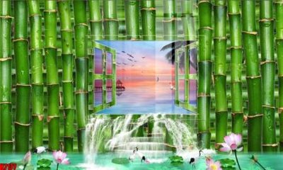 File tranh File tranh gốc in tranh tường nền tổng hợp H7177 (gốc) in backlit film