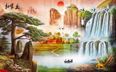 File in trần File tranh gốc in tranh tường nền tổng hợp H7190 (bản gốc) mây trời