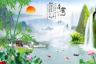 File PSD File tranh gốc in tranh tường nền tổng hợp H7215 (bản gốc) độ phân giải cao