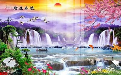 File in trần File tranh gốc in tranh tường nền tổng hợp H7277 (bản gốc) 5D