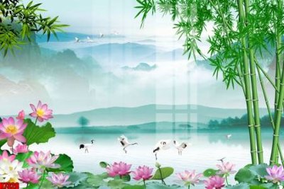 Tải file File tranh gốc in tranh tường nền tổng hợp H7328 (gốc) in nhanh