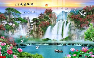 File ảnh File tranh gốc in tranh tường nền tổng hợp H7347 (gốc) cho trang trí nội thất