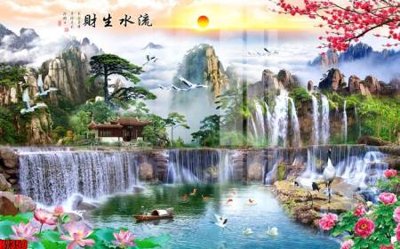 File tranh File tranh gốc in tranh tường nền tổng hợp H7350 (ảnh gốc) cho in ấn kỹ thuật số