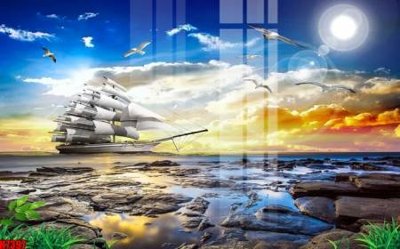 Download file File tranh gốc in tranh tường nền tổng hợp H7397 (gốc) cho xưởng in