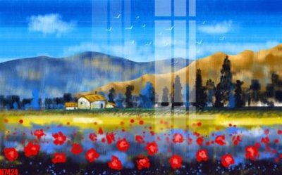 Tải file File tranh gốc in tranh tường nền tổng hợp H7424 (gốc) chủ đề tâm linh