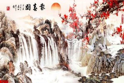 File PSD File tranh gốc in tranh tường nền tổng hợp H7453 (bản gốc) chất lượng nhất