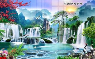 File tranh File tranh gốc in tranh tường nền tổng hợp H7486 (gốc) chủ đề trẻ em