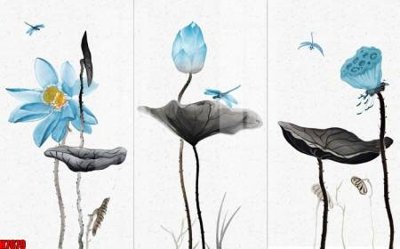 File PSD File tranh gốc tổng hợp tranh nền tường đẹp H7679 (gốc) tách lớp chi tiết