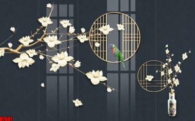 Tải file File tranh gốc tổng hợp tranh nền tường đẹp H7681 (PSD) cho in ấn quảng cáo