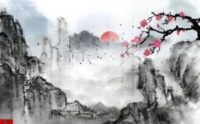 File gốc File tranh gốc tổng hợp tranh nền tường đẹp H7758 (in 3D) nghệ thuật