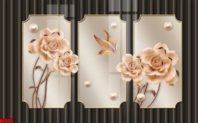 File gốc File tranh gốc tổng hợp tranh nền tường đẹp H7945 (in lụa) tranh phong thủy