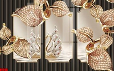 File PSD File tranh gốc tổng hợp tranh nền tường đẹp H7998 (gốc) tách lớp chi tiết