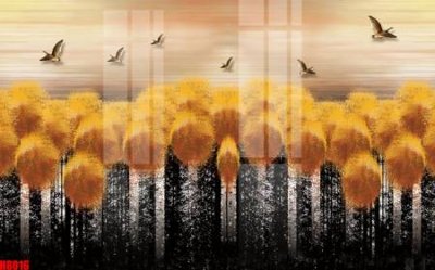 File in trần File tranh gốc tổng hợp tranh nền tường đẹp H8016 (bản gốc) bầu trời