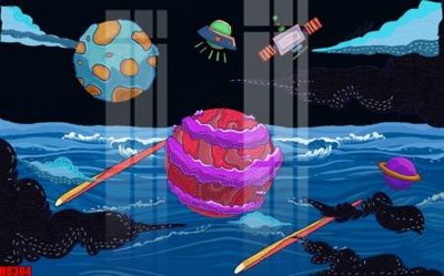 File PSD File tranh gốc tổng hợp tranh nền tường đẹp H8304 (chất lượng in ấn)